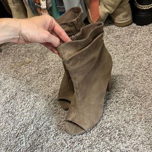 Wild diva open toe booties